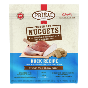 Primal 3 lb. Bag Nuggets Frozen Food Dog