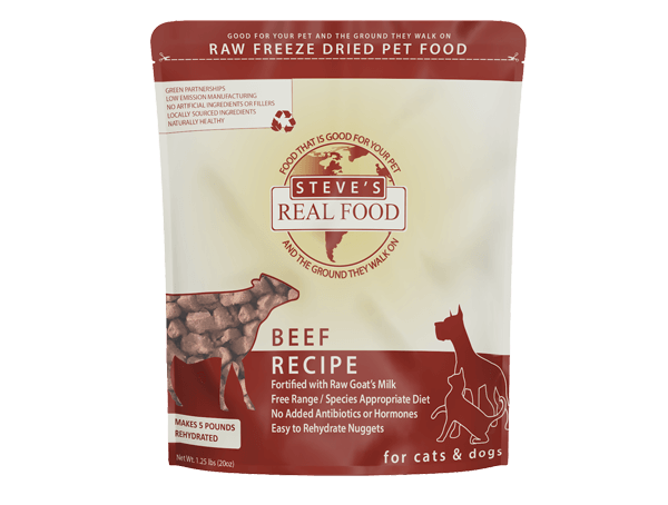 Steve's Real Food 1.25 lb. Freeze-Dried Nuggets Dog