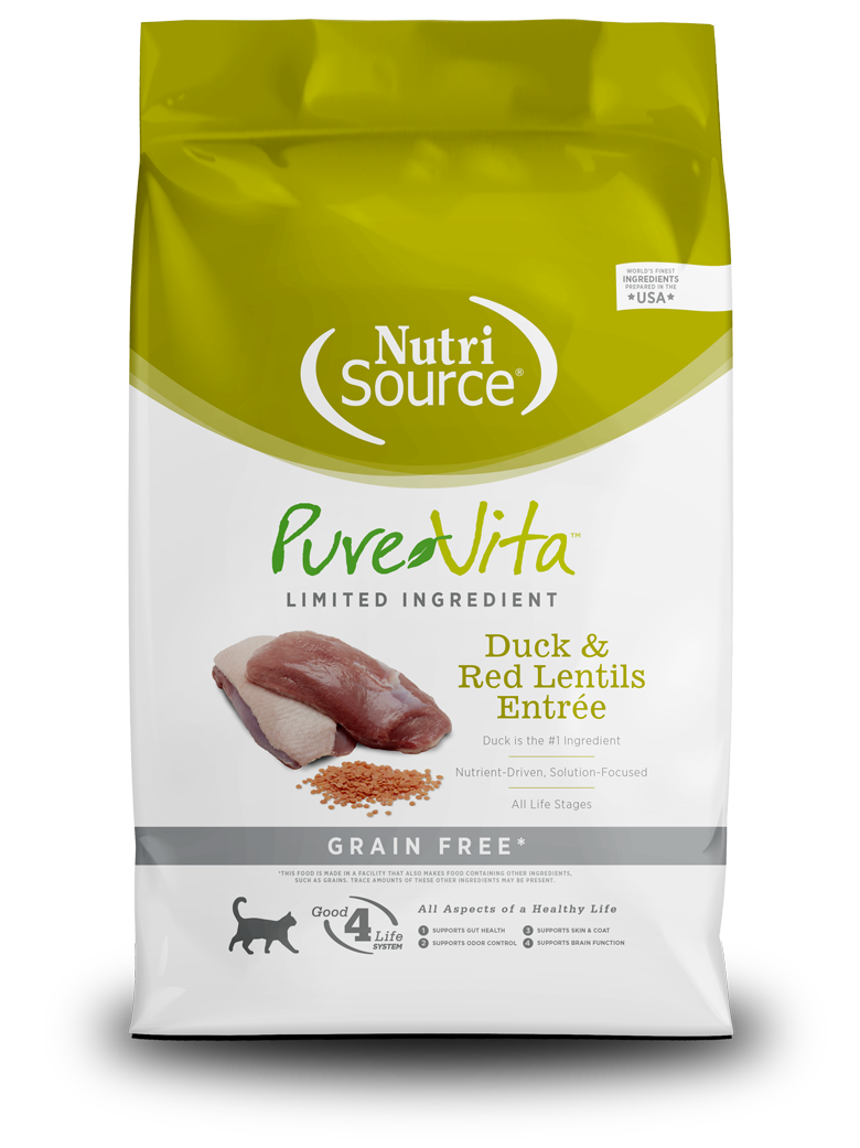 PureVita Grain Duck & Red Lentils Cat