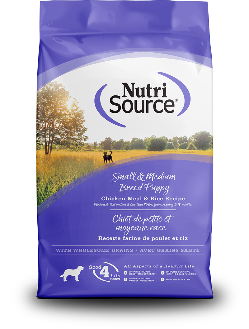 NutriSource Small & Medium Breed Chicken & Rice Puppy Dog