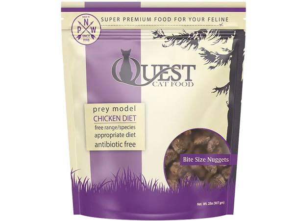 Steve's Real Food Frozen 2 lb. Bag Nuggets Food Cat