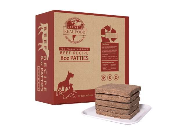 Steve's Real Food BARF 14 lb. Box Patties Frozen Food Dog