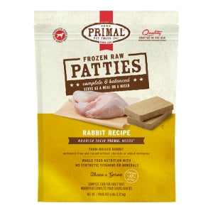 Primal 6 lb. Bag Patties Frozen Food Dog