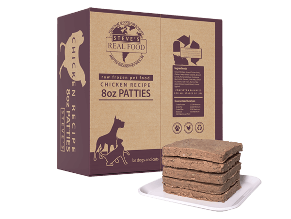Steve's Real Food BARF 14 lb. Box Patties Frozen Food Dog