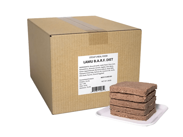 Steve's Real Food BARF 20 lb. Box Patties Frozen Food Dog