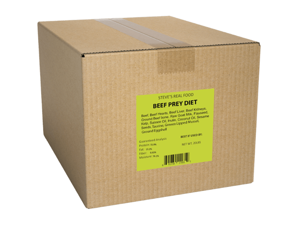 Steve's Real Food PREY 20 lb. Box Patties Frozen Dog