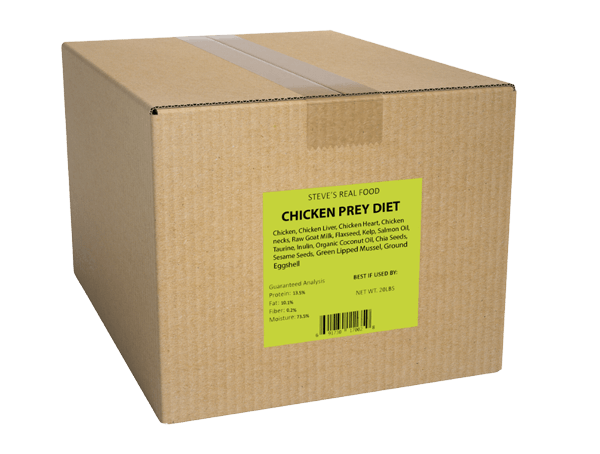 Steve's Real Food PREY 20 lb. Box Patties Frozen Dog