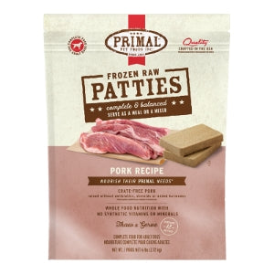 Primal 6 lb. Bag Patties Frozen Food Dog
