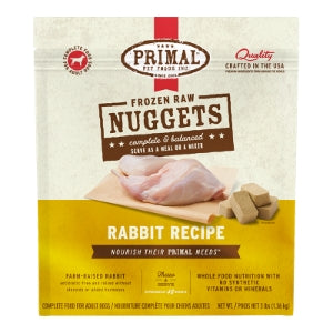 Primal 3 lb. Bag Nuggets Frozen Food Dog