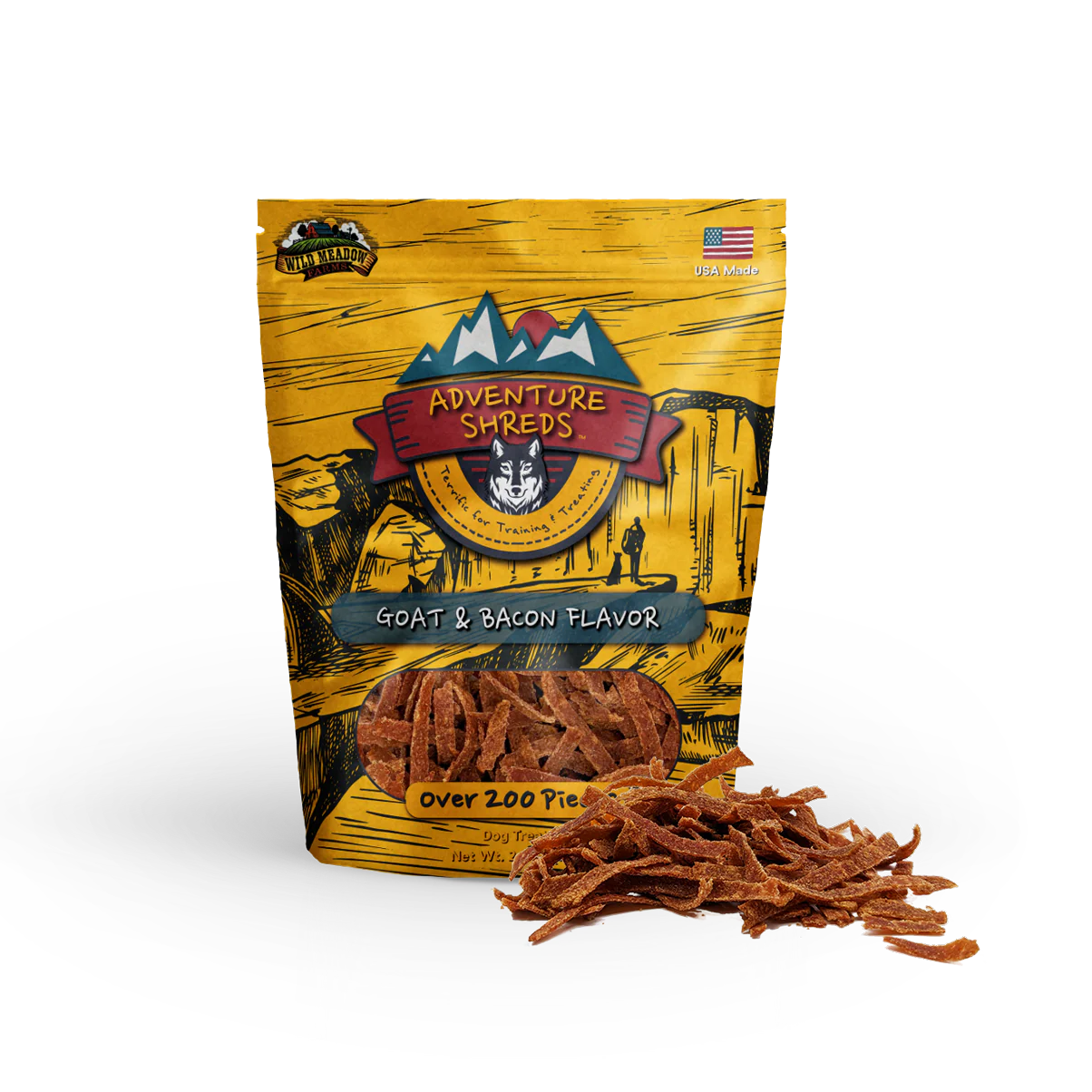 Wild Meadow Farms 2.5 oz. Adventure Shreds Dog
