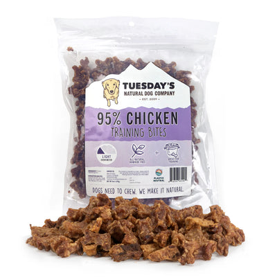 Tuesday's Natural Dog Company 6 oz. Training Bites Dog
