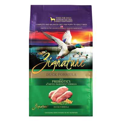 Zignature Original Duck Formula w Probiotics Dog