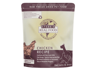 Steve's Real Food 1.25 lb. Freeze-Dried Nuggets Dog