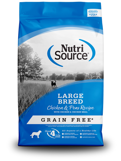 NutriSource Grain Free Chicken & Pea Large Breed Dog