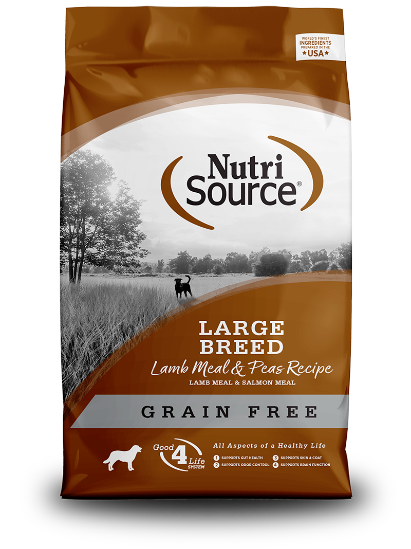 NutriSource Grain Free Large Breed Lamb Meal & Pea Dog