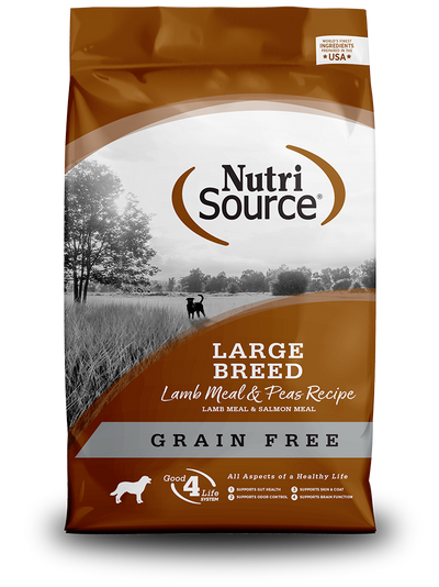 NutriSource Grain Free Large Breed Lamb Meal & Pea Dog