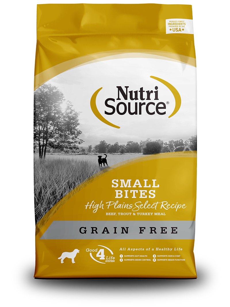 NutriSource Grain Free Small Bites High Plains Select Dog