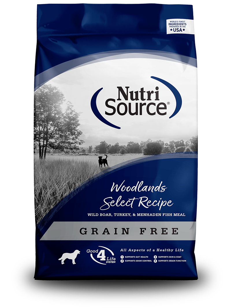 NutriSource Grain Free Woodlands Select Boar & Turkey Dog