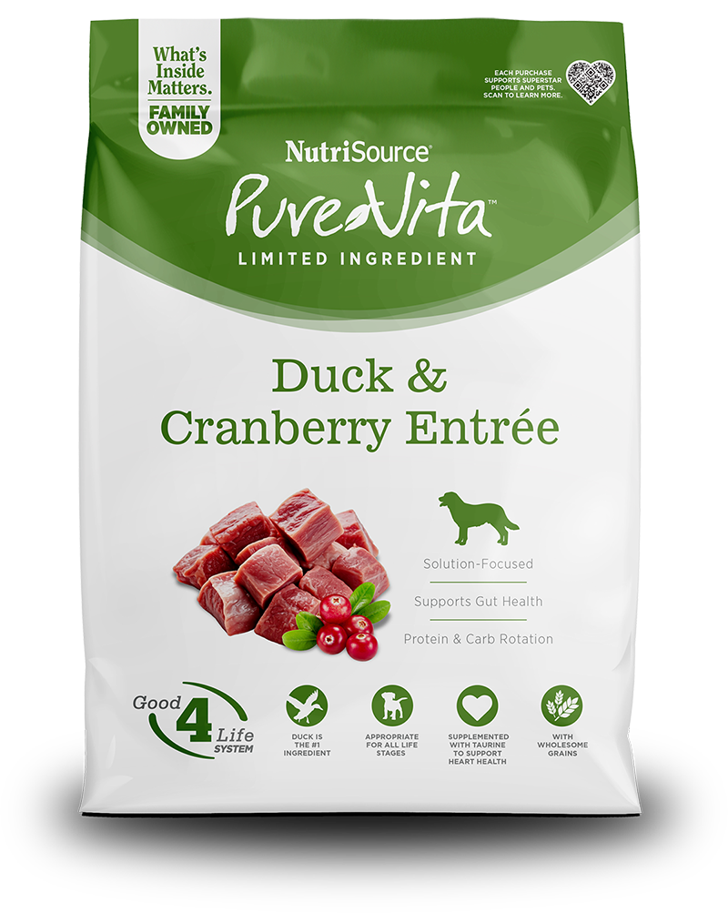 PureVita Duck & Cranberry Dog