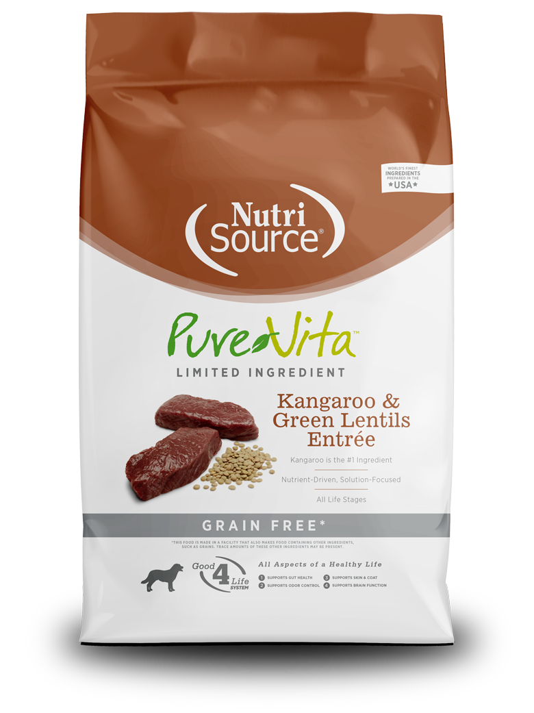 PureVita Grain Free Kangaroo & Green Lentils Dog