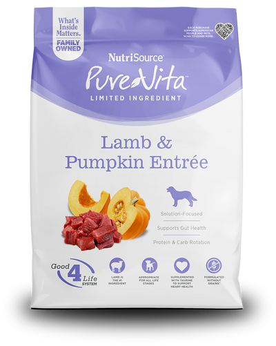 PureVita Grain Free Lamb & Pumpkin Dog