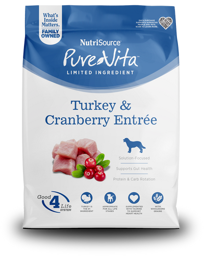 PureVita Turkey & Cranberry Dog