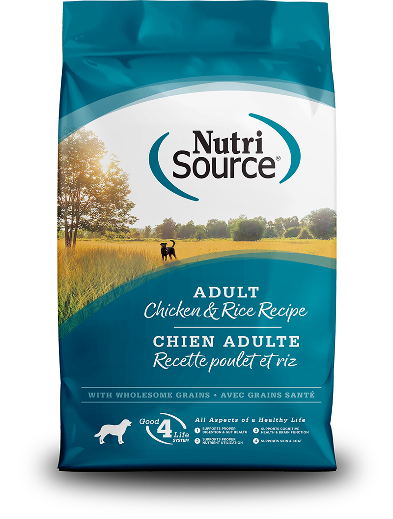 NutriSource Adult Chicken and Rice Dog