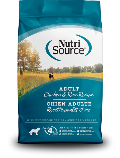 NutriSource Adult Chicken and Rice Dog