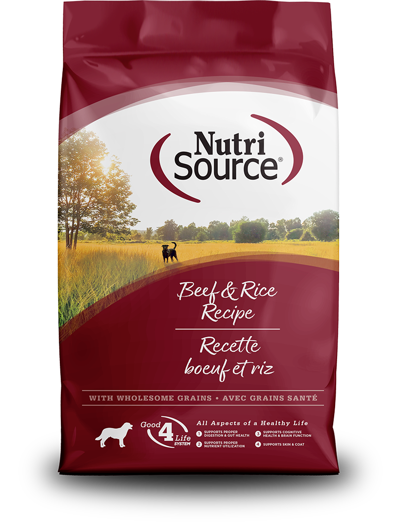 NutriSource Beef & Brown Rice Dog