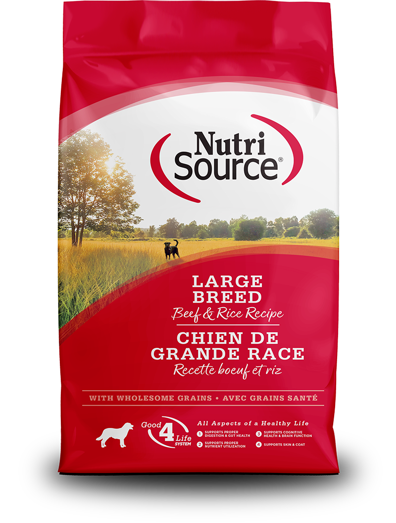 NutriSource Beef & Brown Rice Large Breed Dog