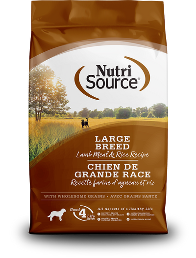 NutriSource Lamb & Brown Rice Large Breed Dog