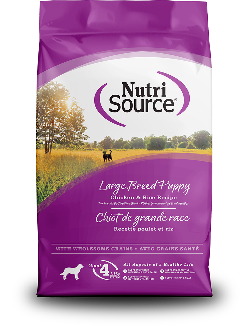 NutriSource Chicken & Brown Rice Large Breed Puppy Dog