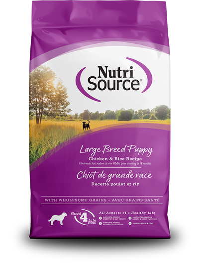 NutriSource Chicken & Brown Rice Large Breed Puppy Dog