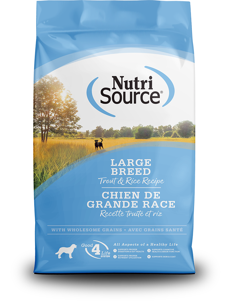 NutriSource Trout & Brown Rice Large Breed Dog