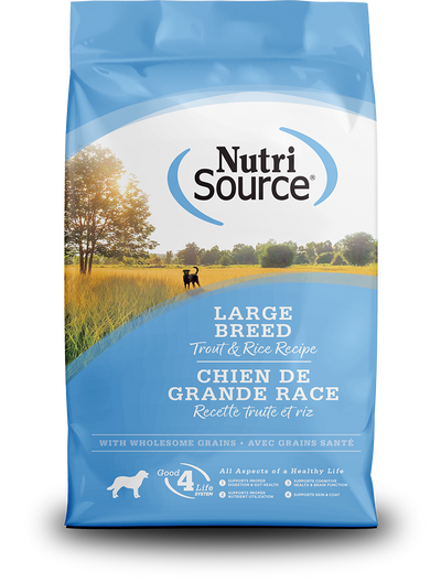 NutriSource Trout & Brown Rice Large Breed Dog