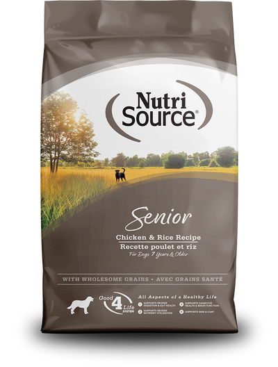 NutriSource Chicken & Brown Rice Senior Dog