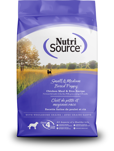 NutriSource Small & Medium Breed Chicken & Rice Puppy Dog