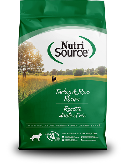 NutriSource Turkey & Brown Rice Dog