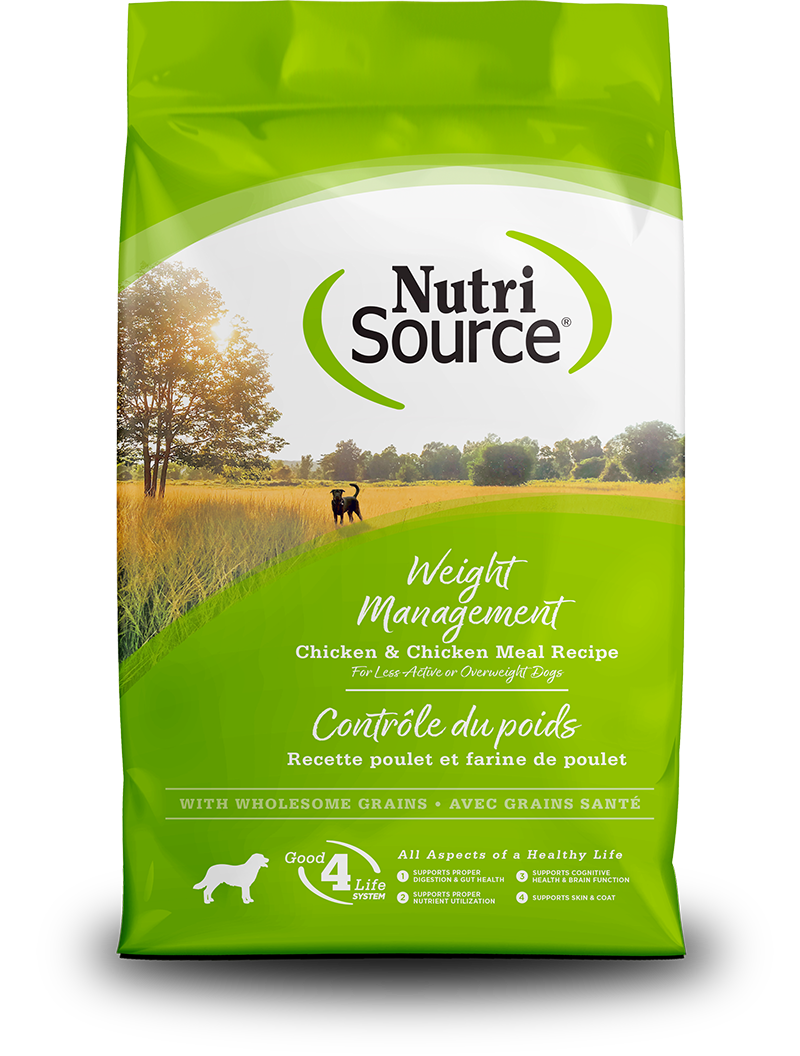 NutriSource Weight Management Chicken and Rice Dog