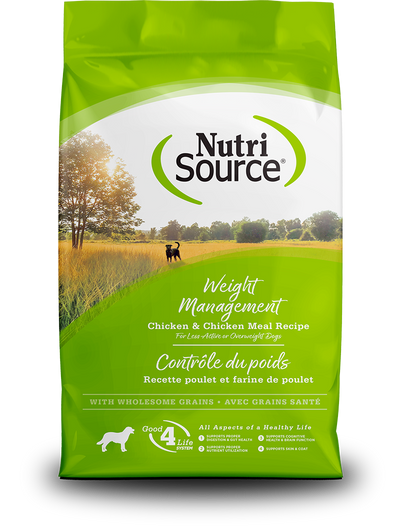 NutriSource Weight Management Chicken and Rice Dog