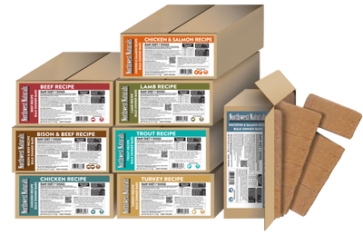 Northwest Naturals 25 lb. Box Meal Bars Frozen Food Dog