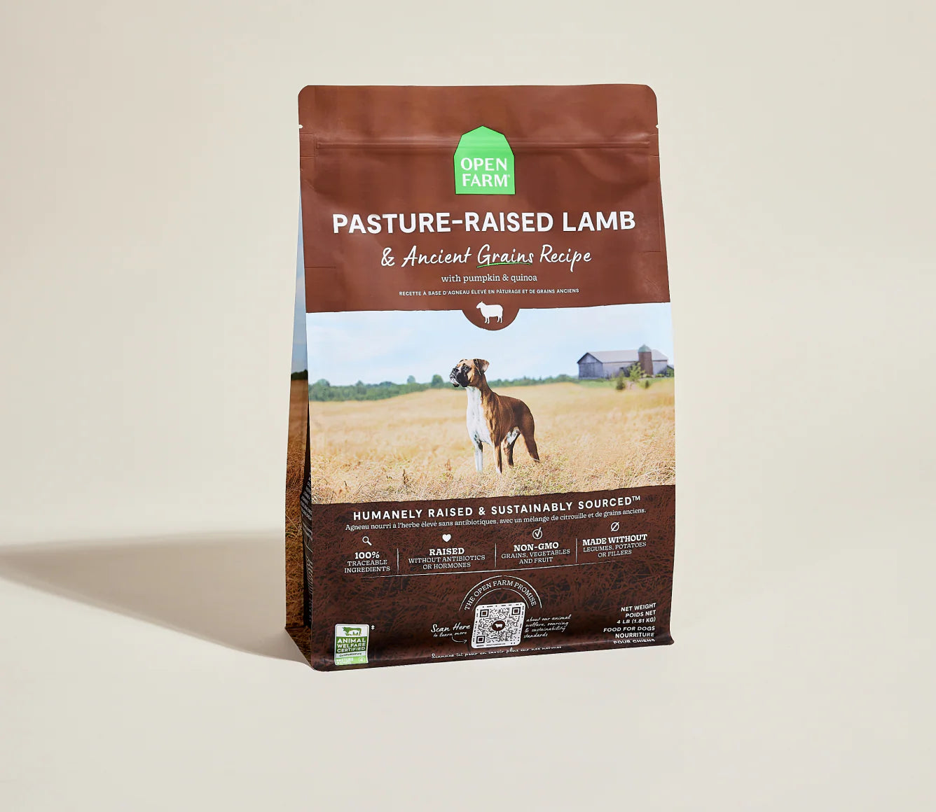 Open Farm Pasture-Raised Lamb Ancient Grains Dog