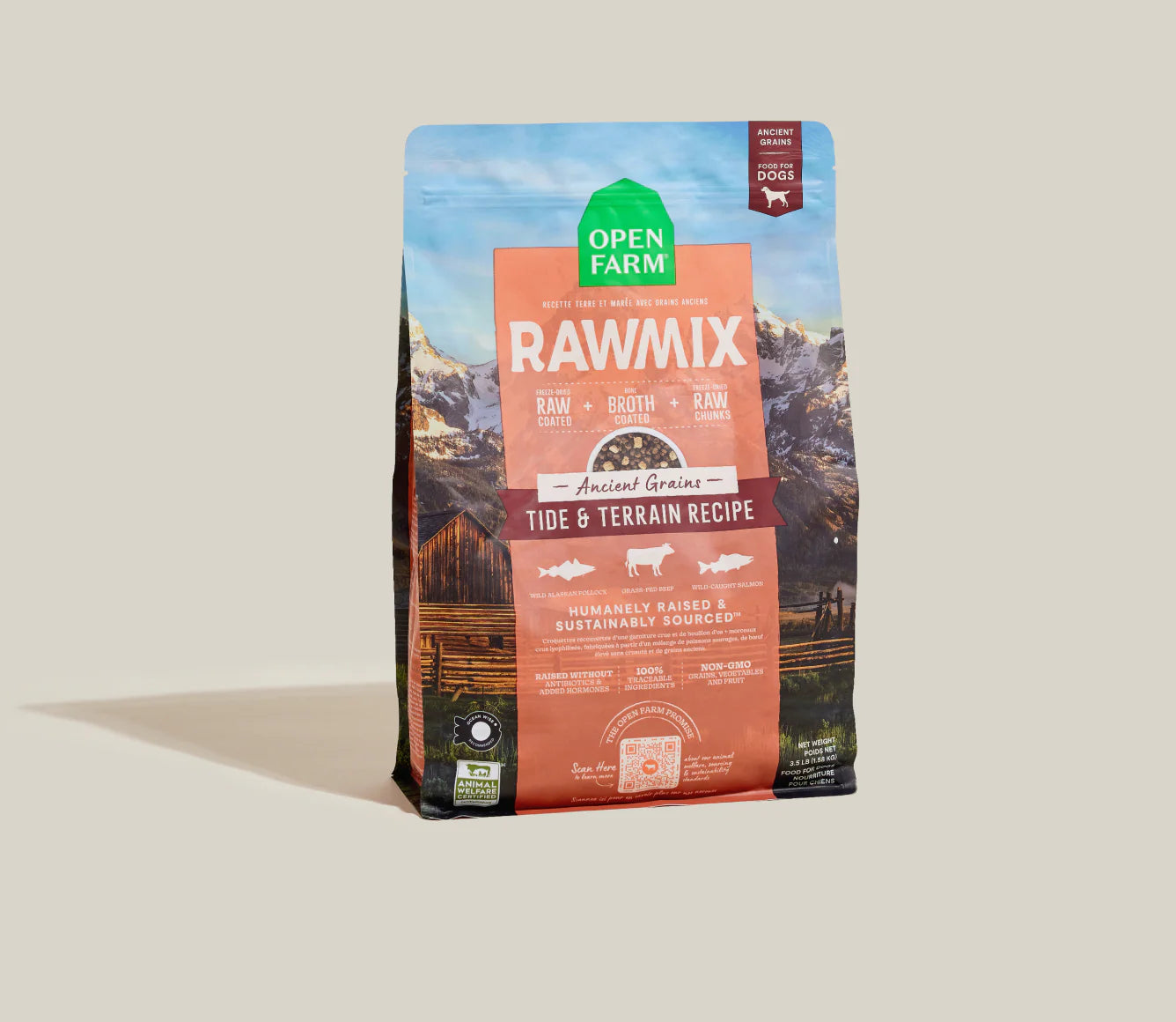 Open Farm RawMix Tide & Terrain Ancient Grains Dog