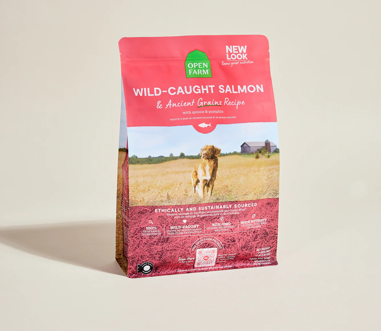 Open Farm Wild-Caught Salmon & Ancient Grains Dog