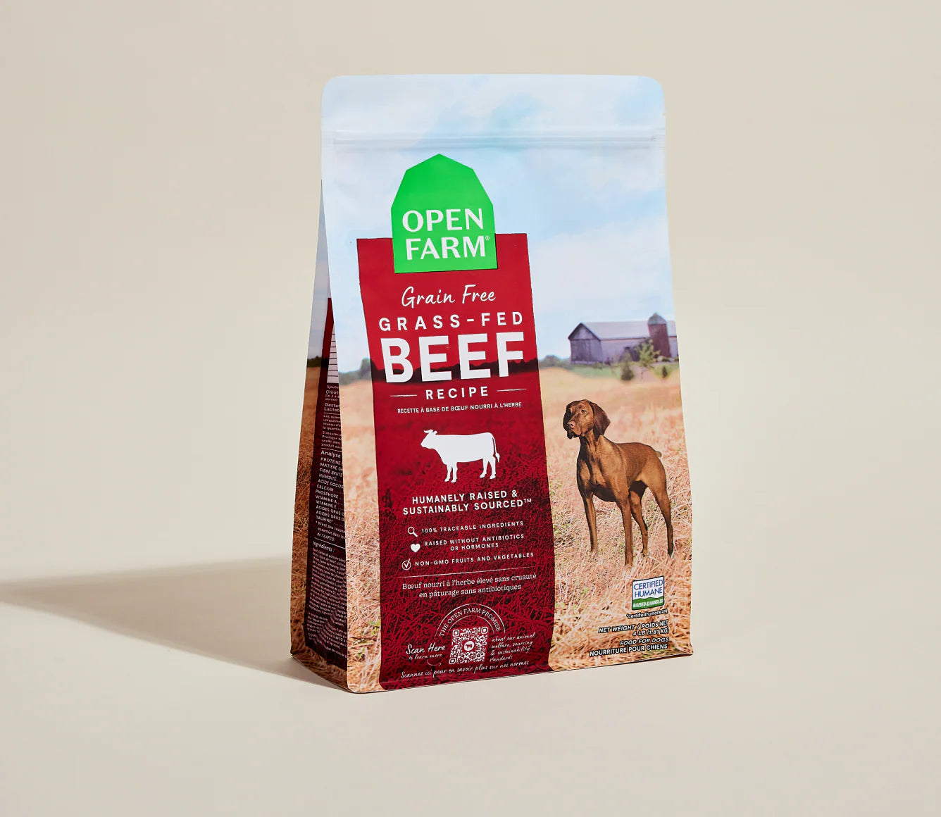 Open Farm Grain Free Grass Fed Beef Dog