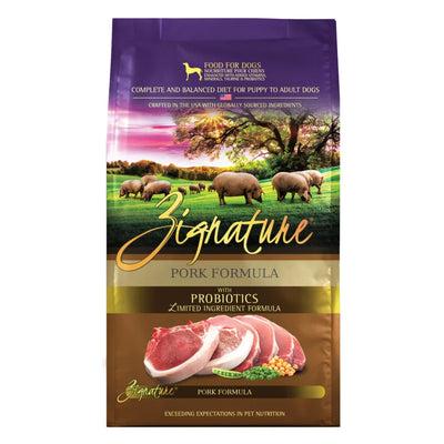 Zignature Original Pork Formula w Probiotics Dog