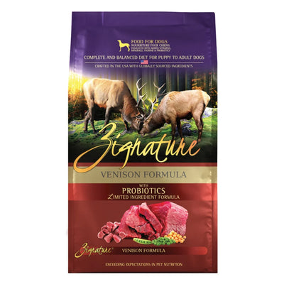 Zignature Original Venison Formula w Probiotics Dog