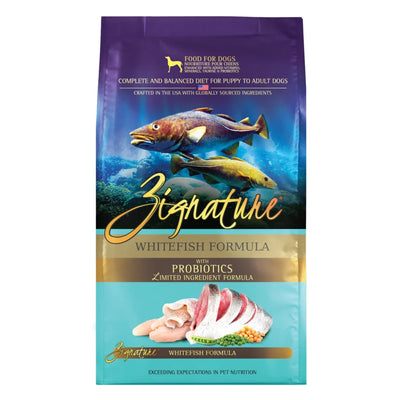 Zignature Original Whitefish Formula w Probiotics Dog