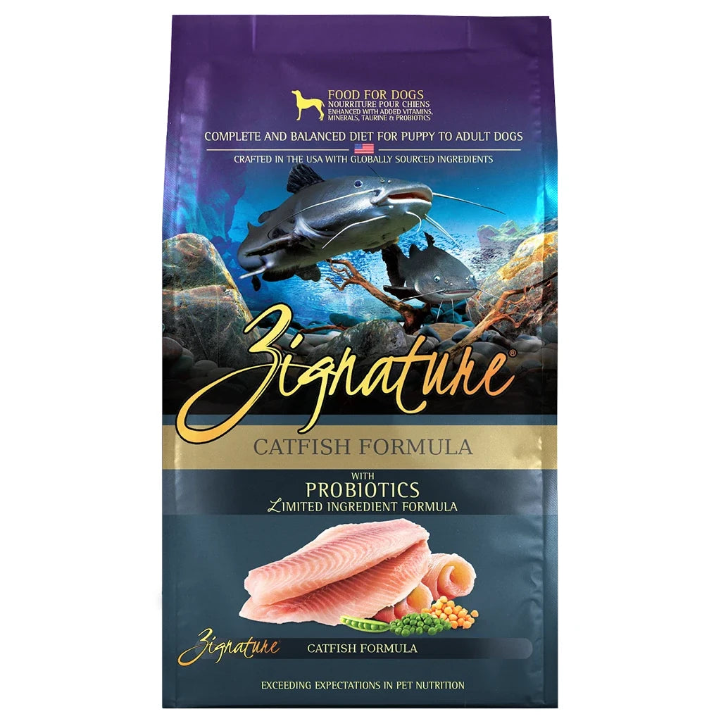 Zignature Original Catfish Formula w Probiotics Dog