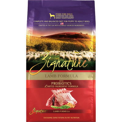 Zignature Original Lamb Formula w Probiotics Lamb